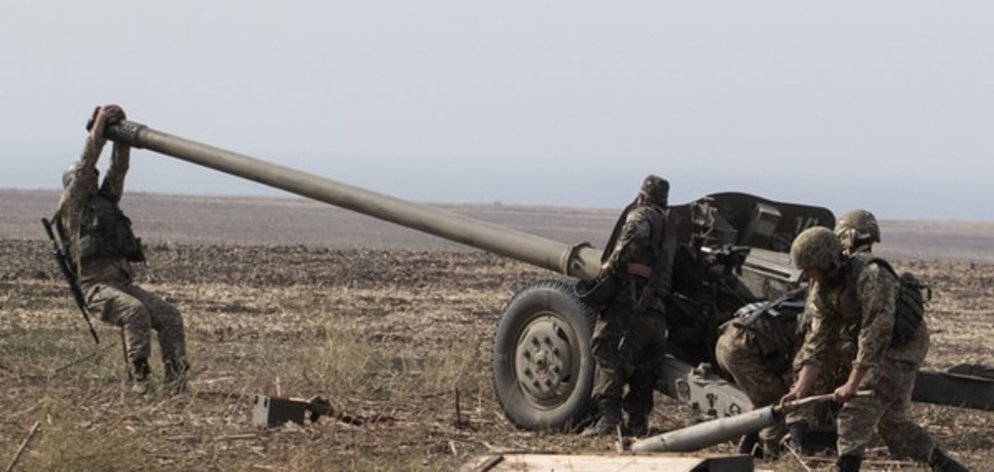 Террористы из артиллерии обстреляли бойцов АТО близ Донецка