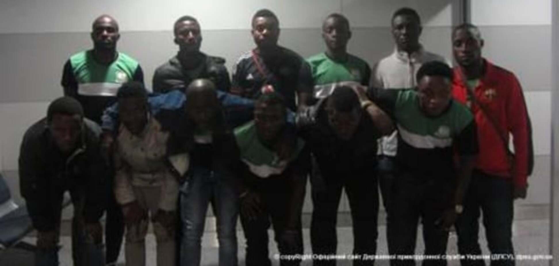 В аэропорту 'Борисполь' задержали лжефутболистов из Нигерии