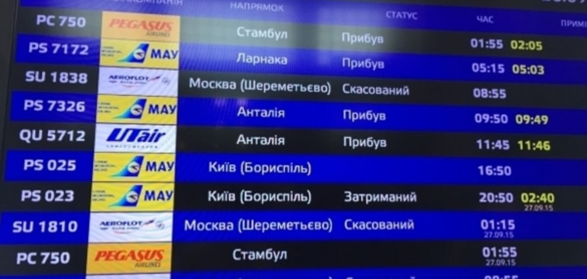 Образився. Російський 'Аерофлот' скасував відразу чотири рейси в Україну
