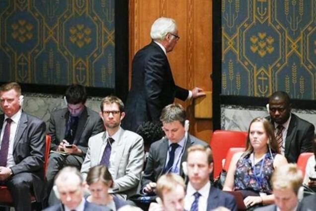 'Сбежали в буфет'. Соцсети высмеяли 'демарш' россиян на Генассамблее ООН