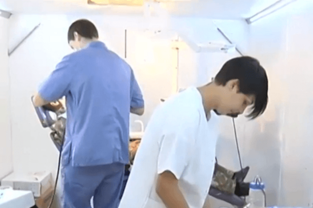 Волонтеры обустроили для бойцов АТО стоматологический кабинет и баню с духами