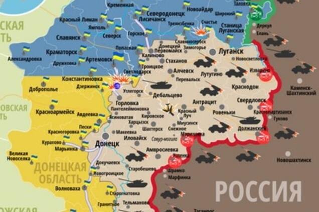 У Порошенко рассказали о провокациях террористов: карта АТО