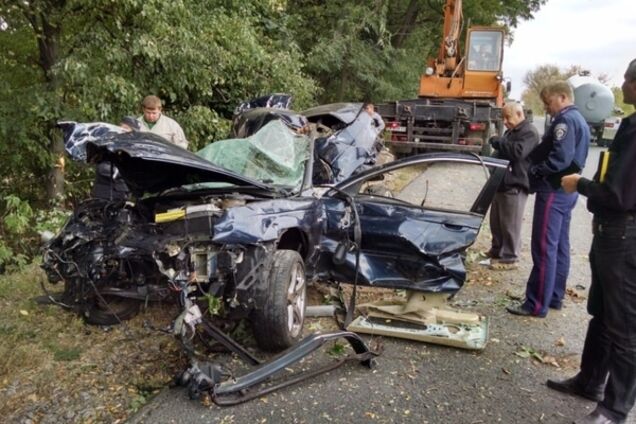 На Черкасщине Jaguar разбился вдребезги: четверо погибли. Фото с места ДТП