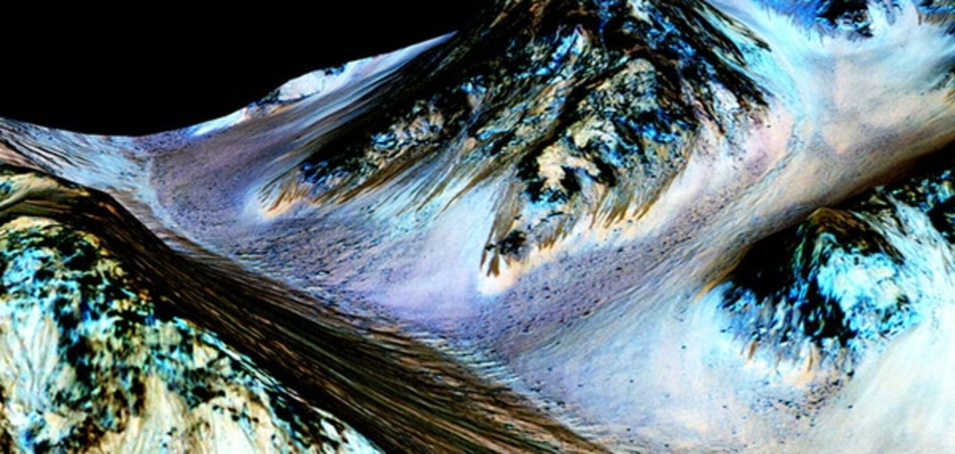 Как искали воду на Марсе: опубликованы фото