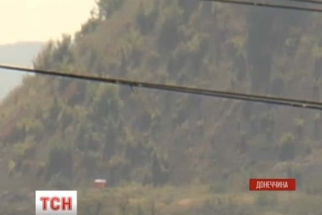 Террористы подняли флаг России близ Горловки: видеофакт