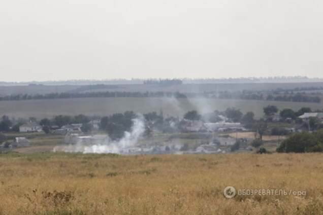 Терористи атакували опорні пункти сил АТО в Мар'їнці