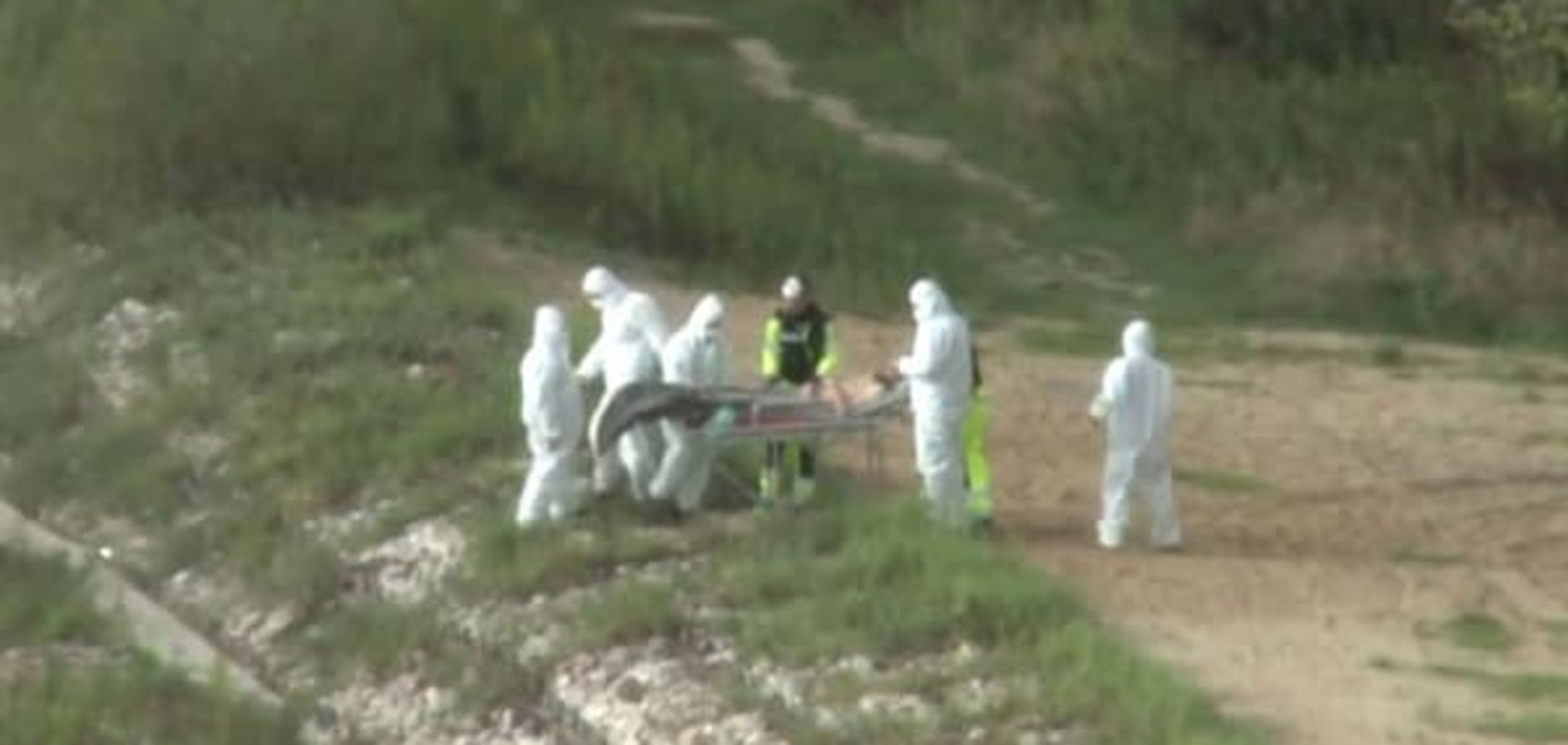 В Польше из реки выловили 'русалку'-мужчину: видеофакт