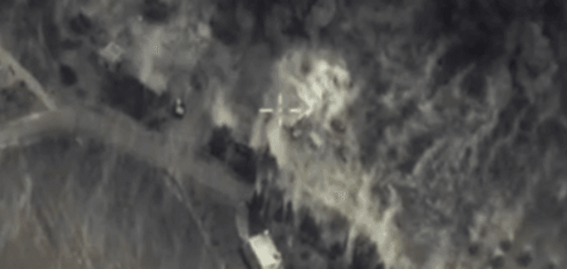 Минобороны России показало жуткие кадры авиаударов по Сирии: видеофакт