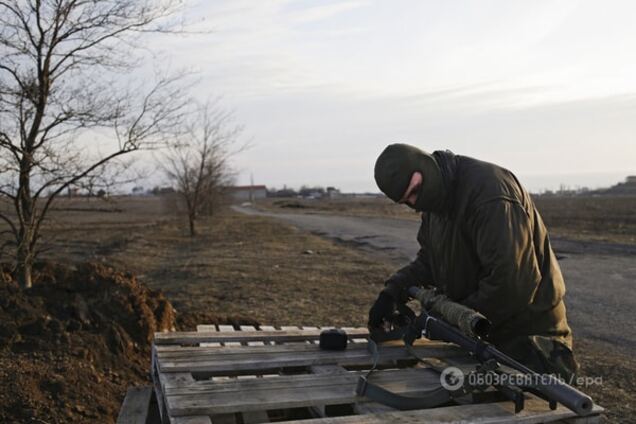 Террористы из минометов и БМП обстреляли бойцов АТО в Красногоровке