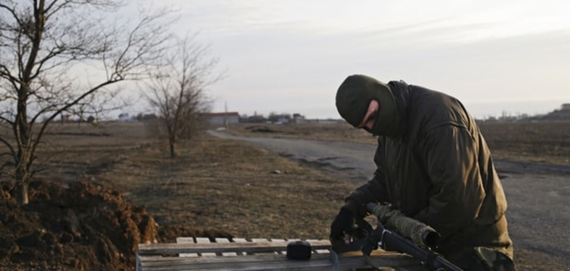 Терористи з мінометів і БМП обстріляли бійців АТО у Красногорівці