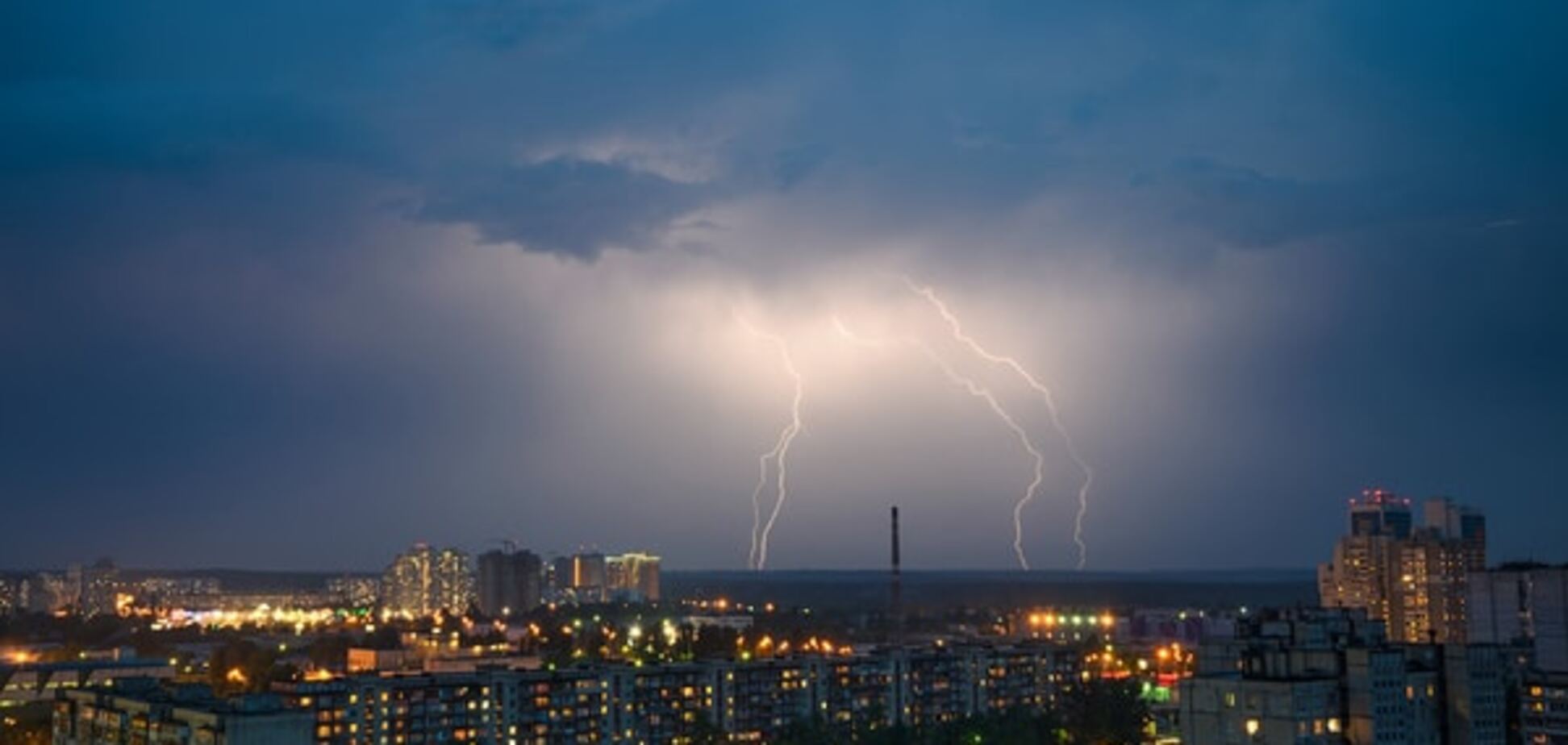 У Києві оголошено штормове попередження на 5 вересня