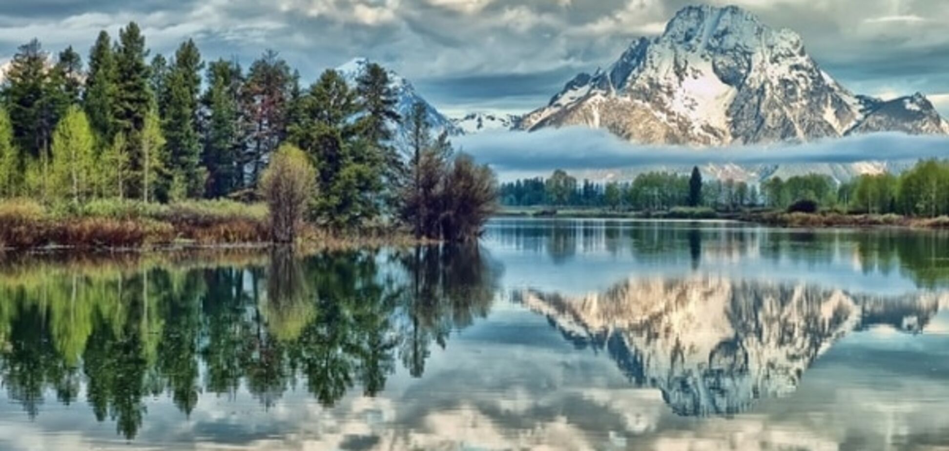 Симметрия природы: потрясающие фото зеркальных пейзажей