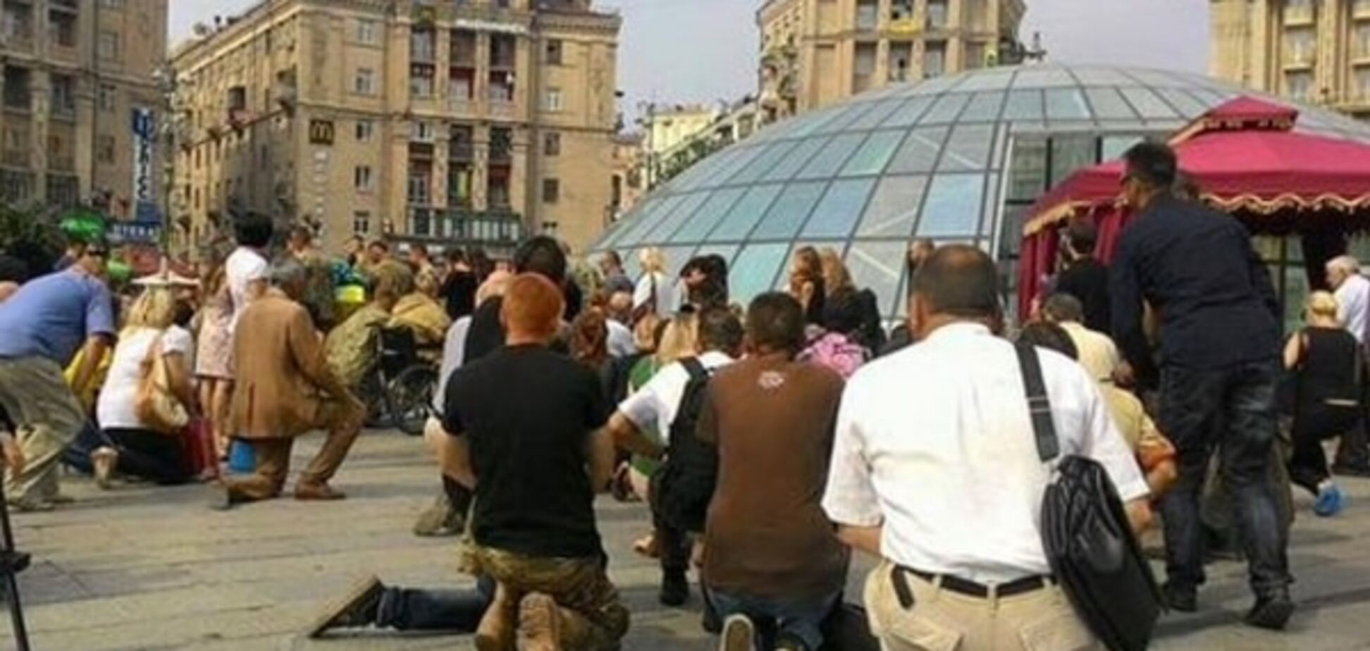 На Майдане попрощались с волонтером Галущенко, погибшим под Счастьем