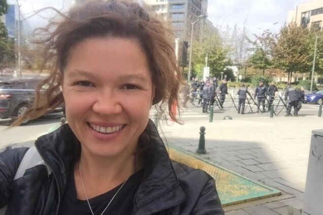 Руслана нашла 'Майдан' и в Брюсселе: фотофакт
