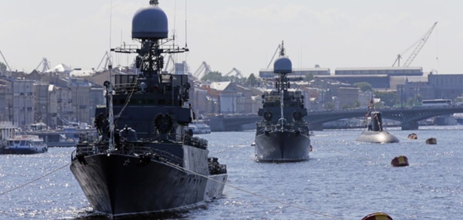 Российский военный корабль вторгся в территориальные воды Латвии