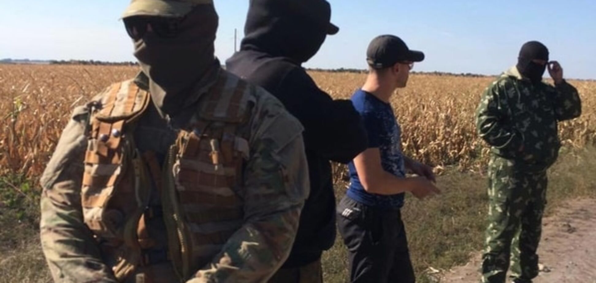 Земельный конфликт на Николаевщине: люди в масках произвели взрыв