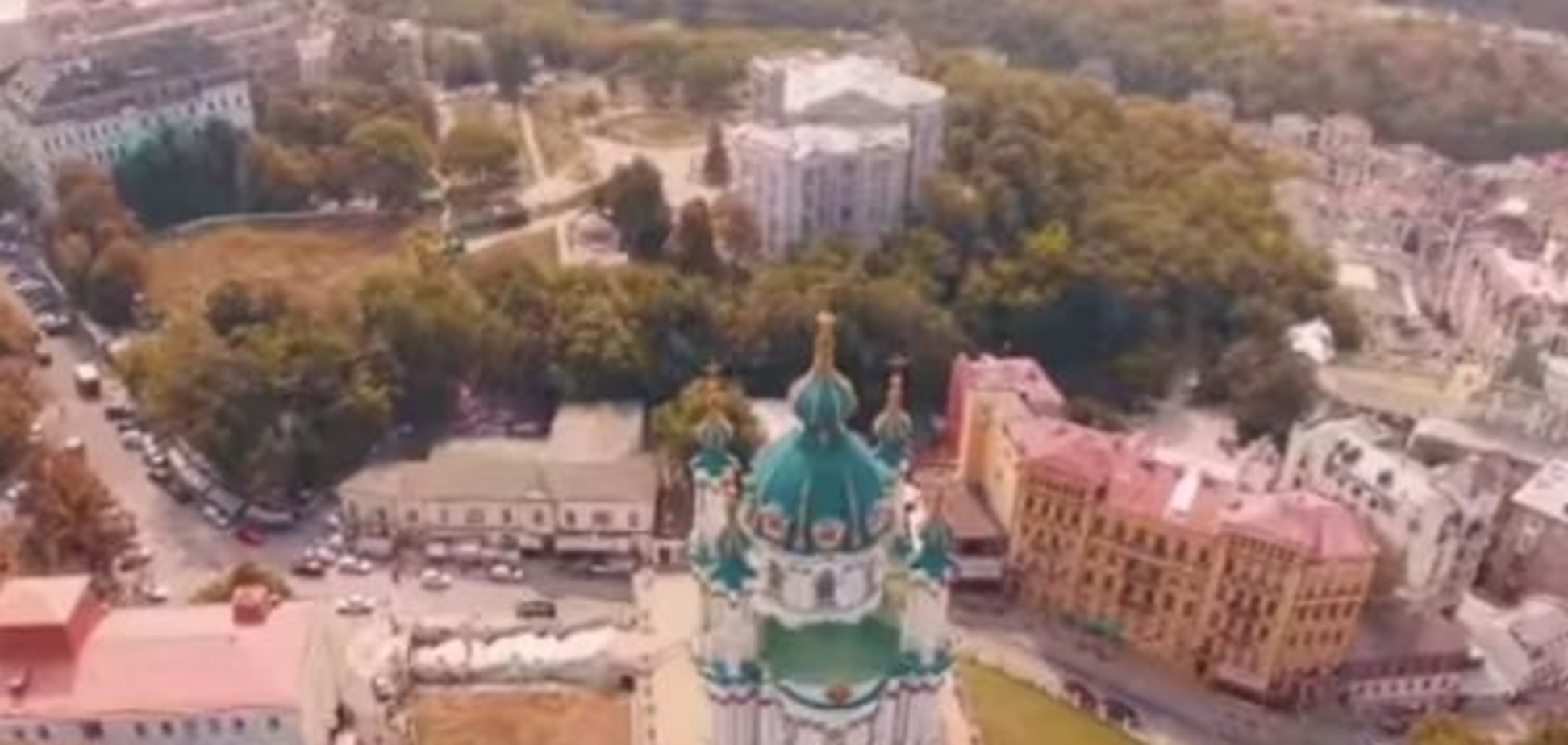Достопримечательности Киева: в сети появилось видео с беспилотника
