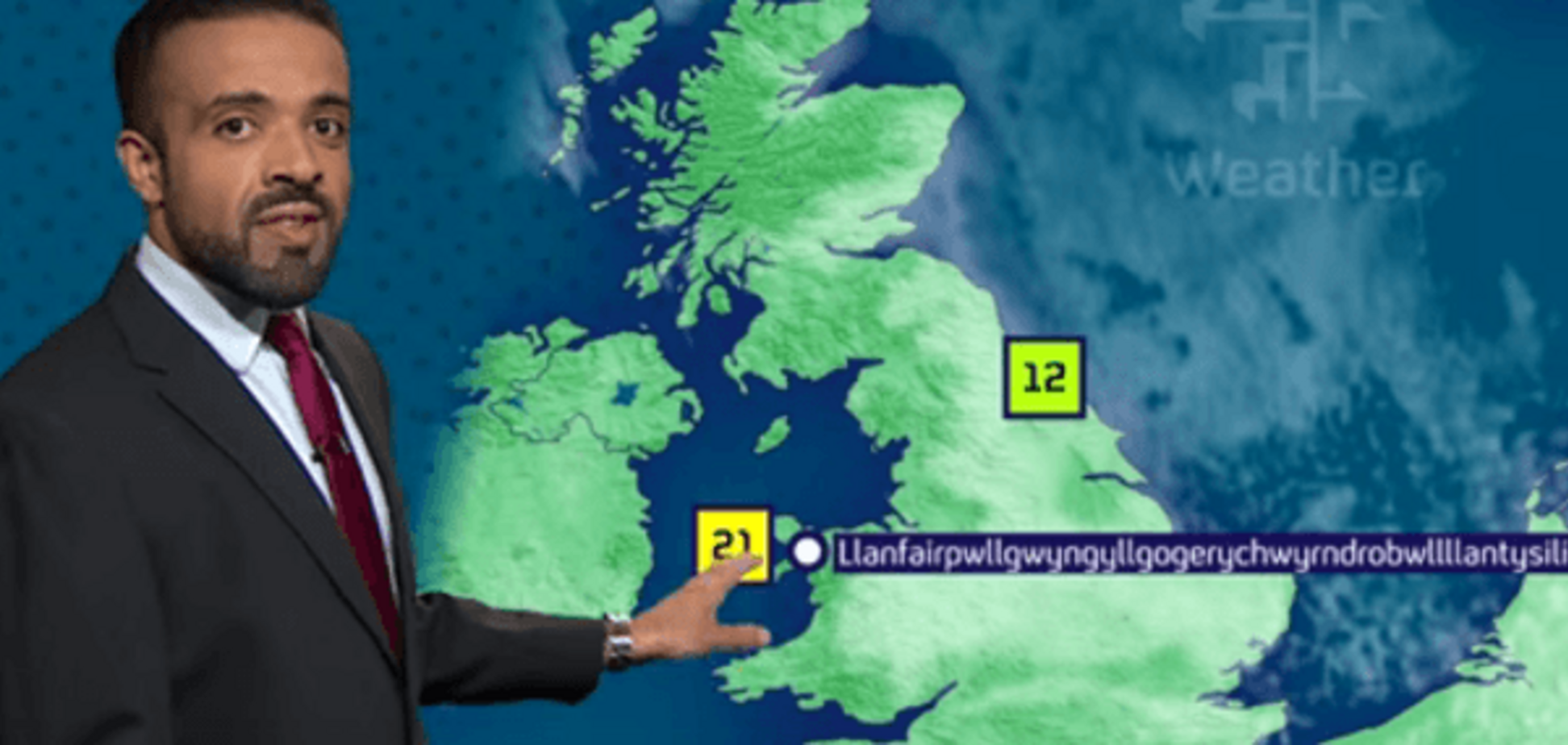 Язык сломать! Ведущий прогноза погоды не запнулся в названии из 56 букв: видеофакт