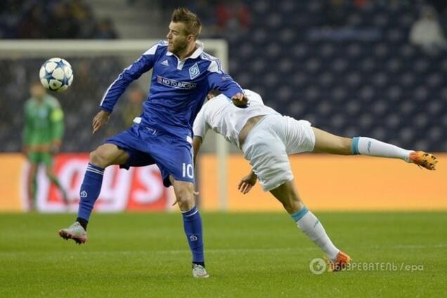 Ярмоленко пропустит зимний сбор 'Динамо'