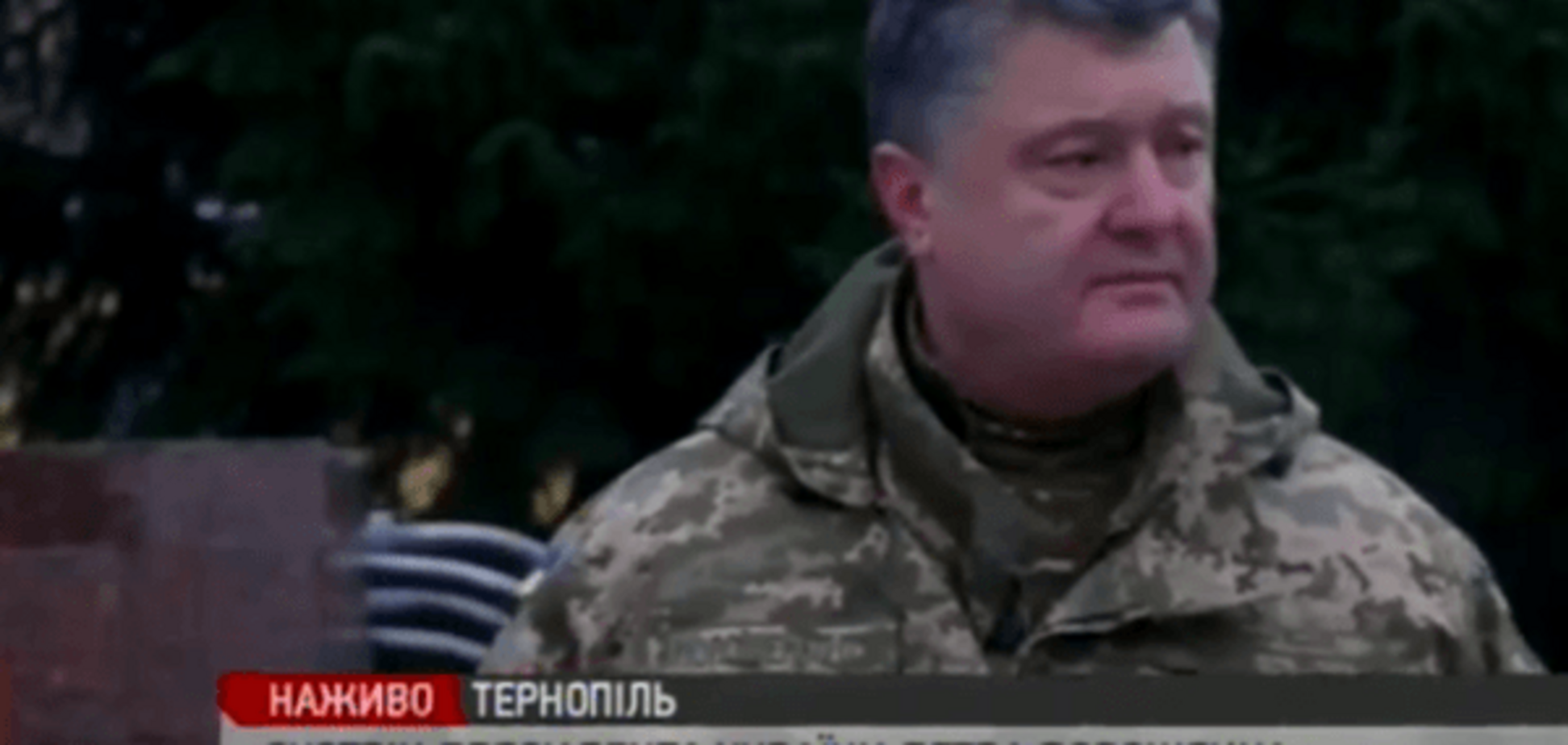 Порошенко: кто с мечем к нам придет, тот от меча и погибнет