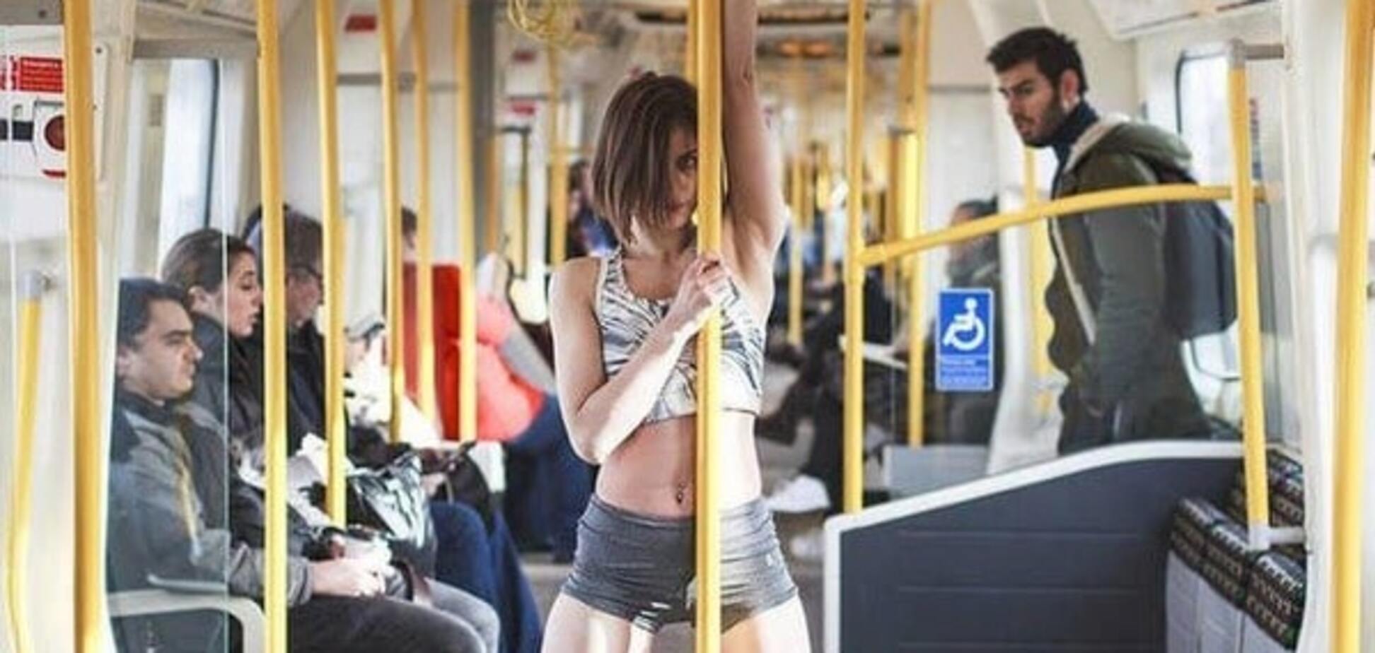 Дэнс на пилоне: сеть покорили фото девушки, танцующей в лондонском метро