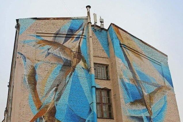 В соцсети показали новый киевский мурал