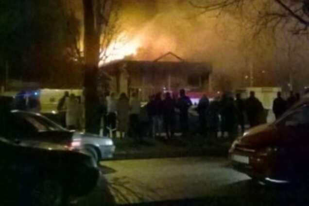 В Одессе сгорел фитнес-клуб, где тренировались полицейские