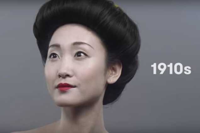 Эволюция красоты японок за 100 лет: опубликовано потрясающее видео
