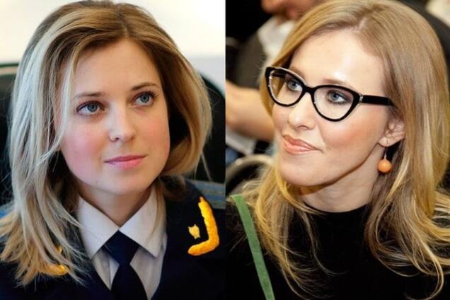 Ксюша vs Няша: Собчак и Поклонская обменялись любезностями о внешности и уме друг друга