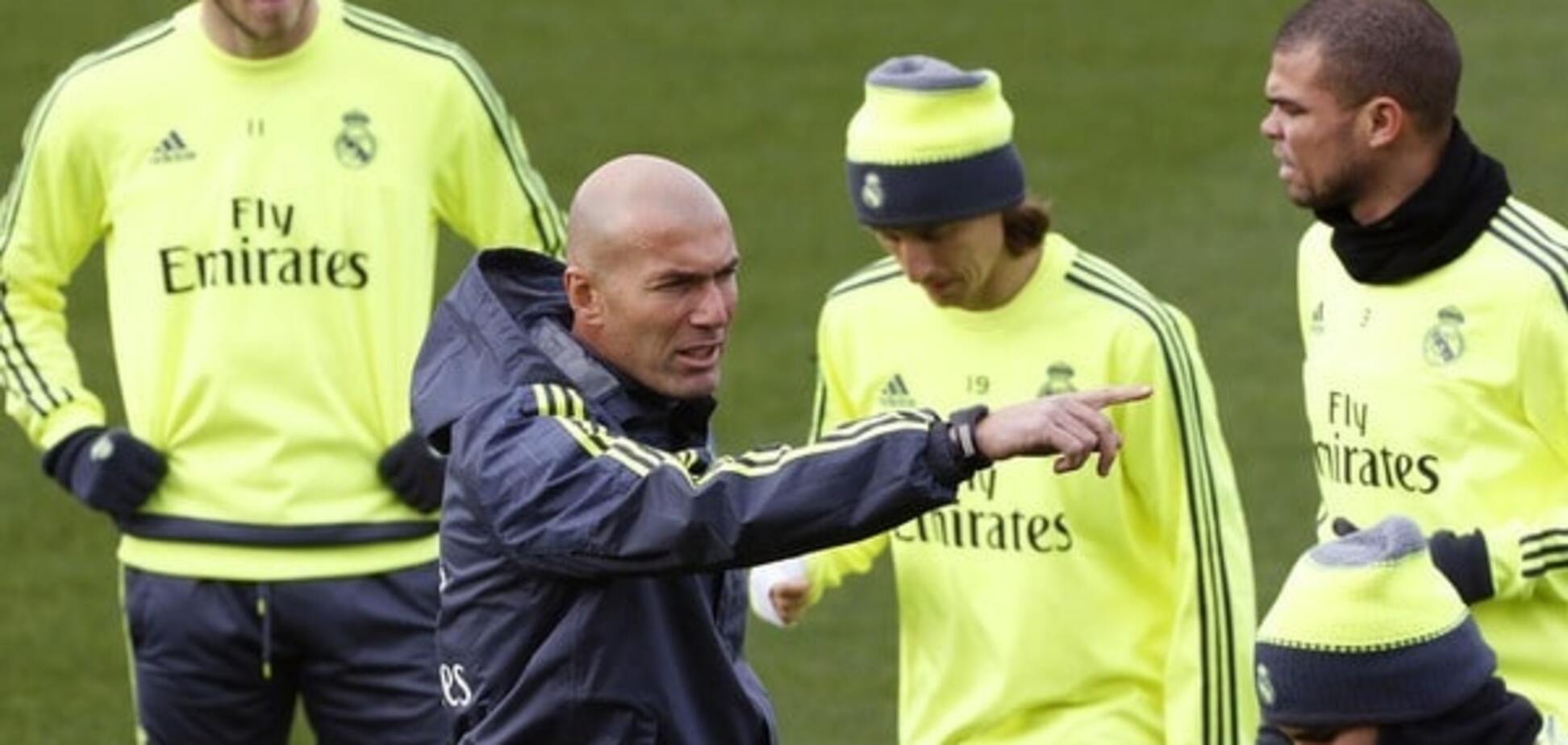 Зидан раскритиковал футболистов 'Реала'