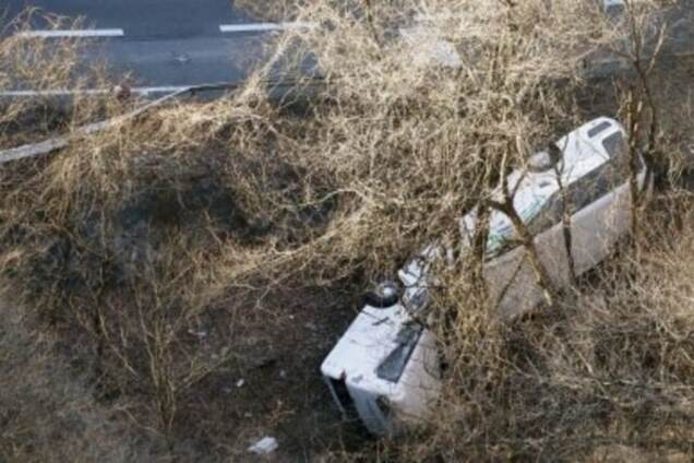 В Японии туристический автобус сорвался в кювет: множество погибших. Опубликованы фото