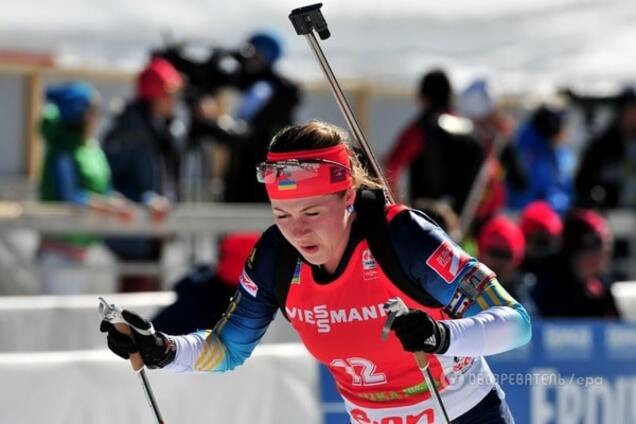 Украина вошла в топ-7 масс-старта на Кубке мира по биатлону