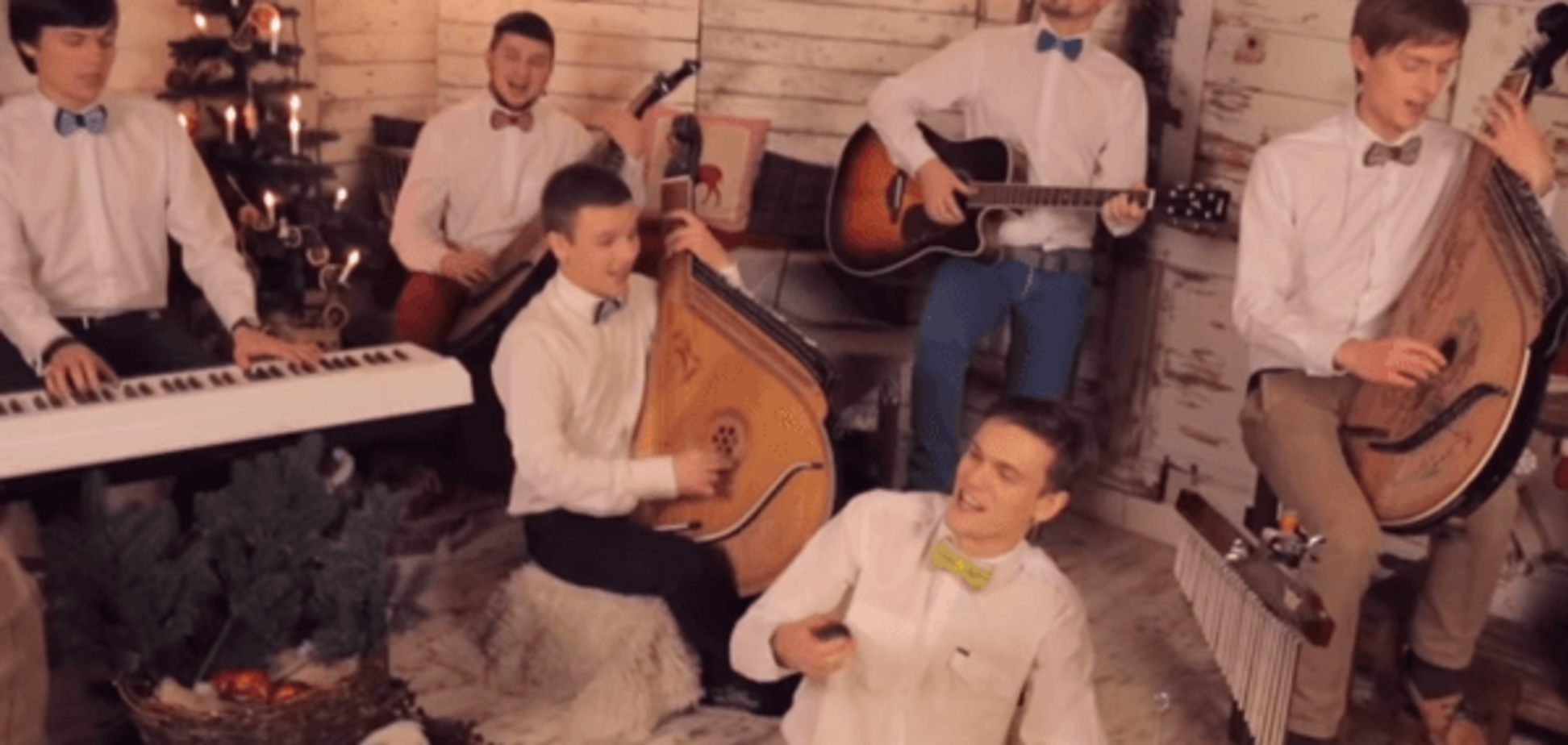 Бандуристы спели на украинском языке рождественский хит Jingle Bells