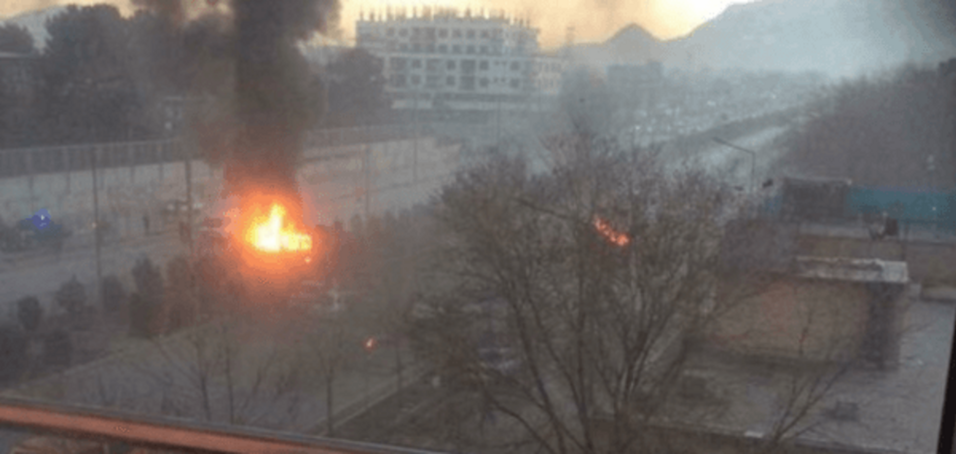 В Кабуле возле посольства России прогремел мощный взрыв, семь жертв