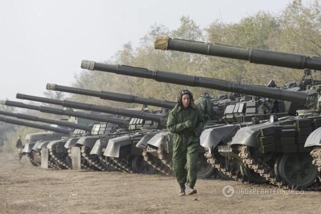 Російські війська на Донбасі відпрацьовують танковий наступ - розвідка