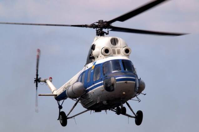 На Полтавщині впав вертоліт 