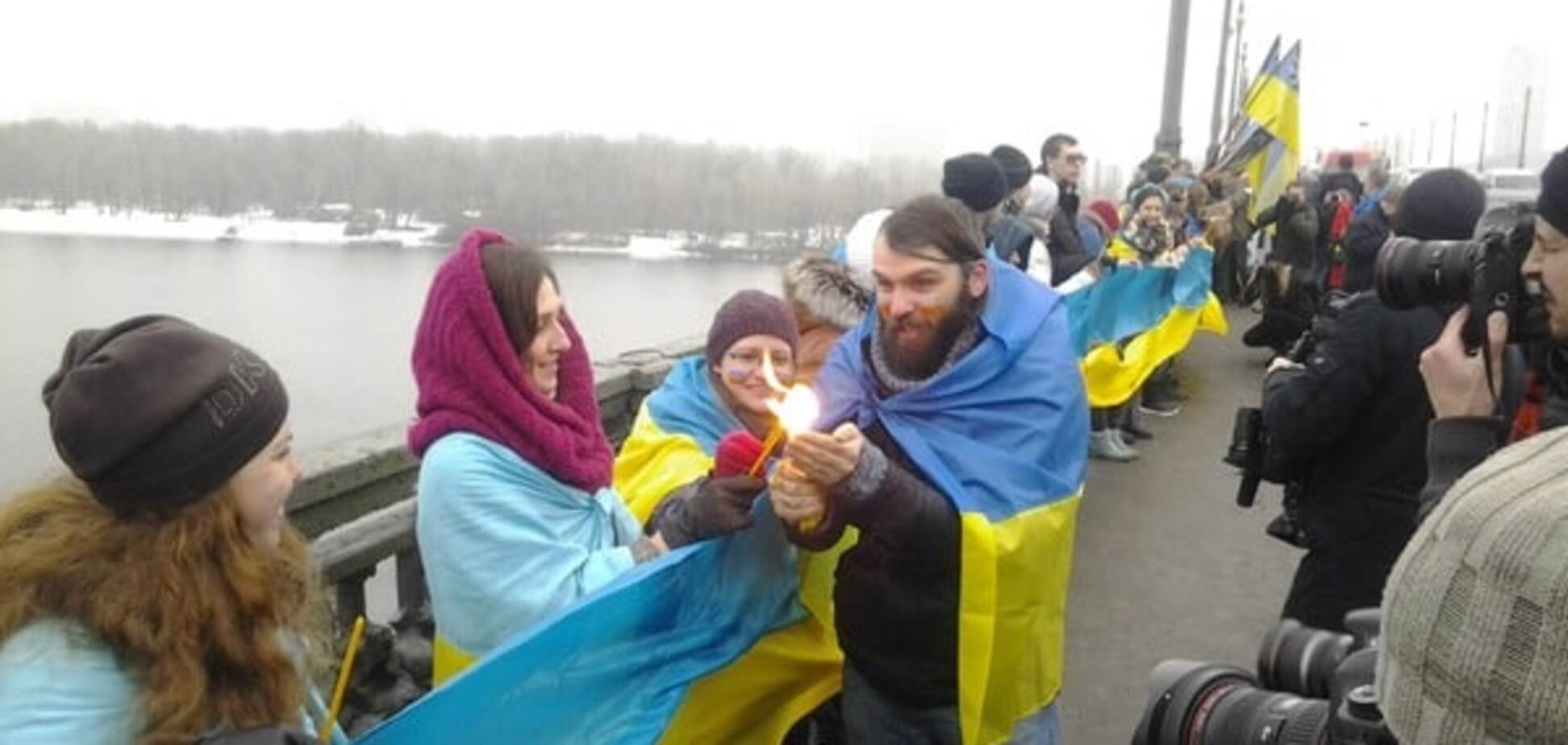 В Киеве День Соборности отпразднуют 'Живой цепью' и 'Факельным шествием'