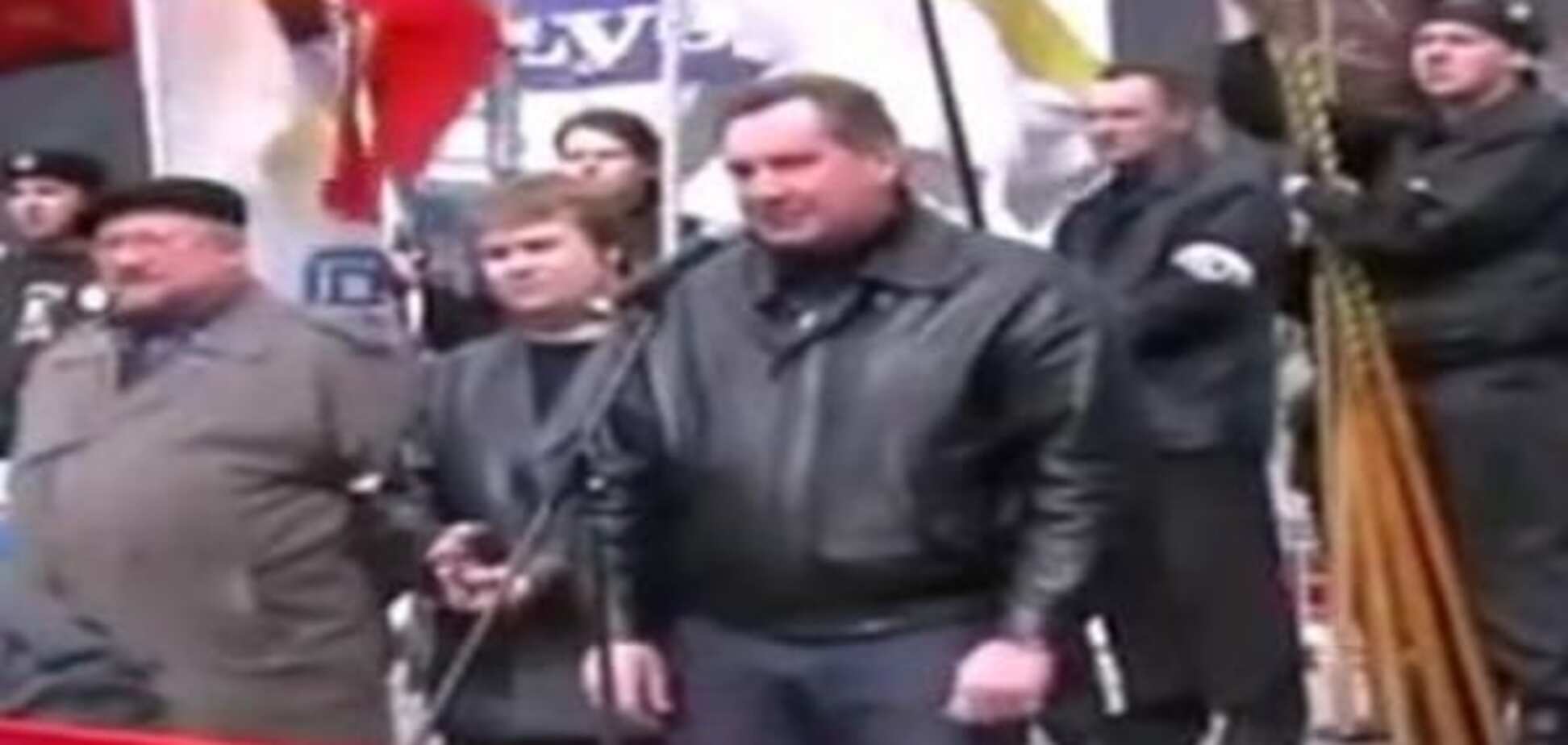 Антифашист у справі: віце-прем'єр Росії Рогозін кидав 'зиги' на мітингу неонацистів у Москві. Відеофакт