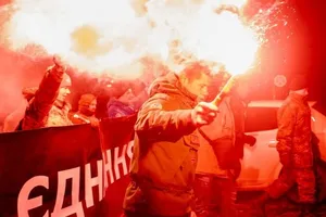 В столице состоялось файерное шествие