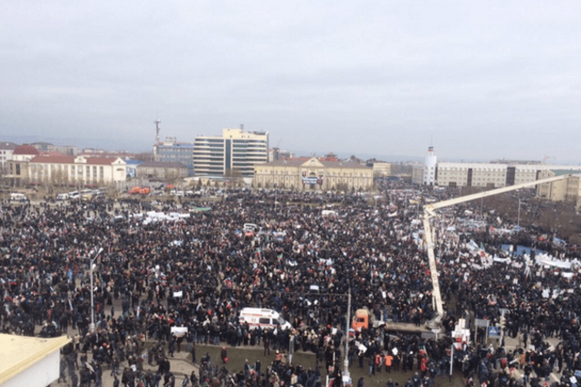 Чеченский цирк: в сети высмеяли митинг за Кадырова