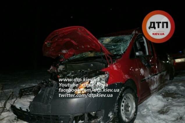 В Киеве пьяный водитель устроил аварию и остался без колес