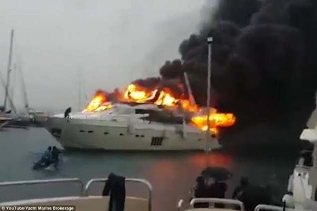 В Турции российскому олигарху сожгли яхту стоимостью $ 5,7 млн: опубликованы фото и видео