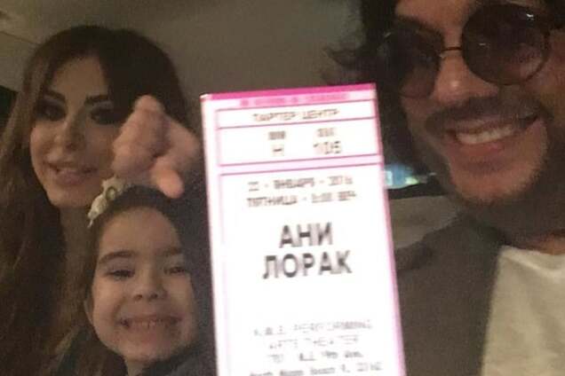 Киркоров поделился редким снимком со своей крестницей — дочкой Лорак