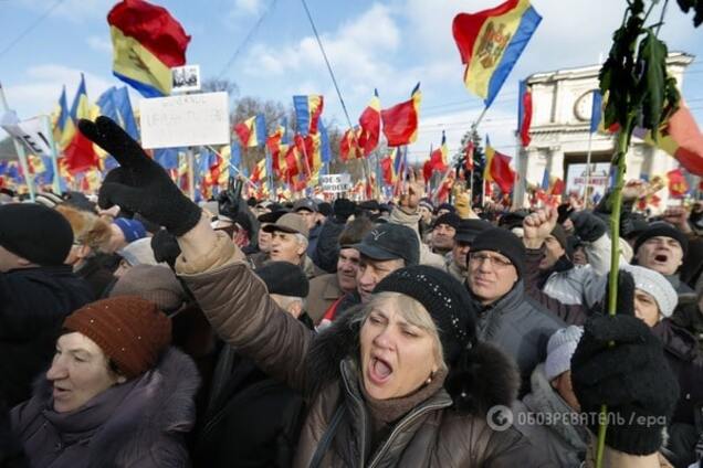 Молдавская оппозиция выдвинула властям ультиматум: фоторепортаж и видео