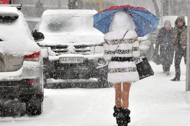 Снег закончился? Гидрометцентр уточнил информацию о двухдневном снегопаде в Киеве