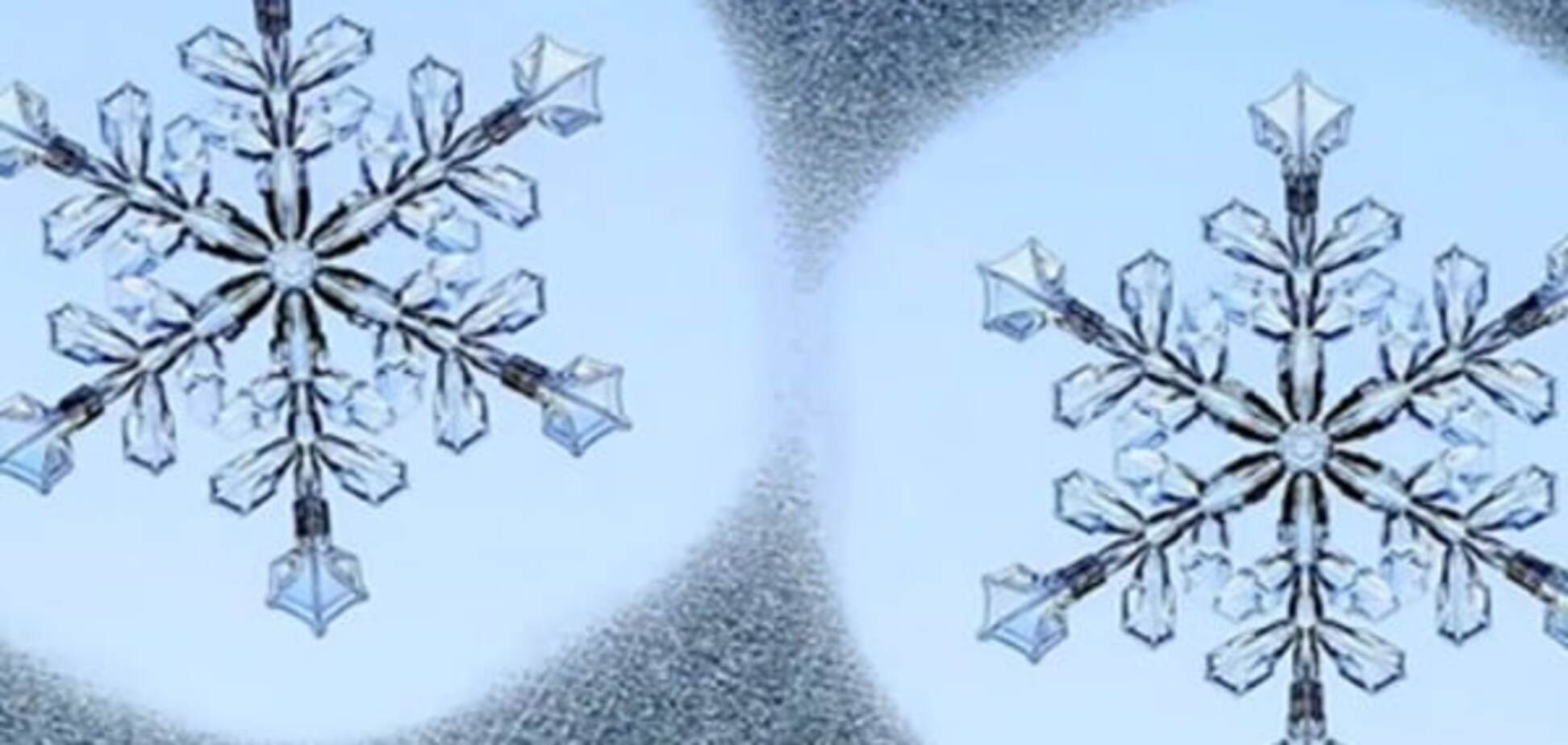 Ученые обманули природу и создали одинаковые снежинки: видеофакт