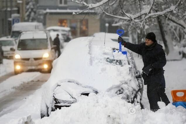 Киев накроет двухдневный сильный снегопад