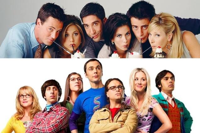 Общее фото актеров из 'Друзей' и 'Теории большого взрыва' стало хитом в сети