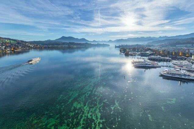 Жемчужина Швейцарии: захватывающие дух фото Люцерна с высоты птичьего полета