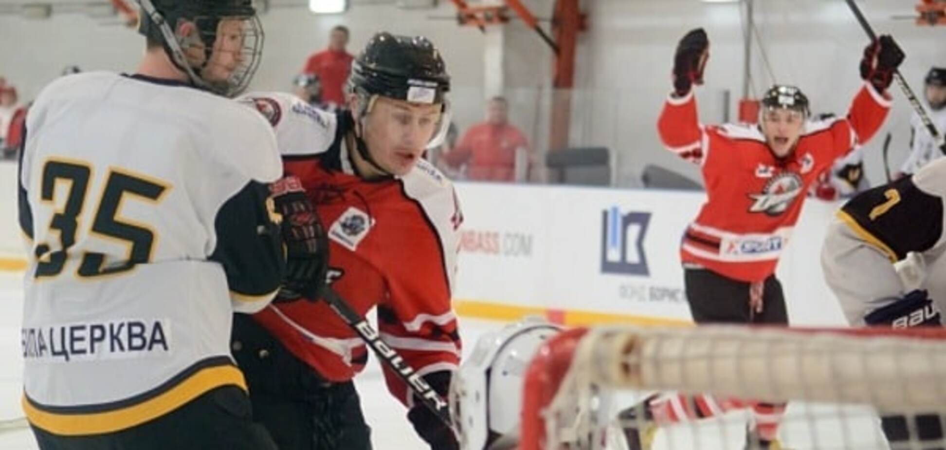 ХК 'Донбасс' крупно победил 'Белый Барс'